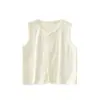 Colete de Bebê Estilo Novo Primavera e Verão Tops para Meninas Colete de Bebê Colete Quente para Meninos Jaqueta sem Mangas 100% Algodão