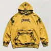 Sudadera personalizada holgada desgastada, sudadera con estampado vintage, sudadera vintage de estilo callejero americano muy lavada