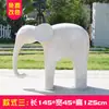 Estatua de Elefante de Mármol Imitación para Exteriores, Adornos para Paisaje de Jardín, Patio, Oficina de Ventas, Entrada Escénica, Escultura de Plástico Reforzado con Fibra de Vidrio