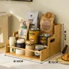Caja de Almacenamiento tipo Bandolera de Madera Maciza Estilo Ins Cesta de Almacenamiento Rectangular Caja de Almacenamiento para Artículos Varios de Escritorio Cosméticos