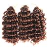 Peluca sintética de cabello rizado ondulado corto, rastas, cabello de ganchillo, ondas de agua, rizos Gogo, cabello de ganchillo