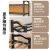 Estante de Zapatos Sencillo para el Hogar Entrada Estante de Zapatos de Almacenamiento Multicapa para Habitación de Alquiler Pasillo Gabinete Multifuncional para Zapatos Gabinete de Almacenamiento