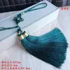 Accesorios para Joyería DIY Nudo Chino Colgante para Coche Conjunto Combinación Seda de Hielo Luminoso Doble Borla Colgante de Cintura