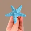 Pinza para el Cabello de Estrella de Mar Tridimensional Estilo Dulce y Fresco para Mujeres Ins, Pinza Lateral Colorida de Moda Personalizada, Accesorio para el Cabello Versátil Dulce Tendencia