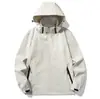 Chaqueta Exterior para Hombre Abrigo Delgado para Mujer Chaqueta Superior de una Sola Capa con Capucha Resistente al Viento Impermeable Ropa de Montañismo Se Puede Estampar con Logo