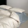 Funda de edredón de algodón de fibra larga 100S Pieza única Clase A Algodón Puro Dormitorio Estudiantil Cama Doble 150X200X230 Funda de edredón individual Todo algodón