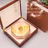 Caja de Regalo de Cordyceps Sinensis 100g 200g Empaque Caja de Regalo Pepino de Mar Nido de Pájaro Cordyceps Haya Tapa abatible Caja de Regalo Vacía