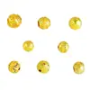 Accesorios Tradicionales para Joyería DIY: Anillos Redondos con Patrón de Moneda de Cobre, Cuentas Espaciadoras, Colgantes Pequeños, Dijes para Pulsera, Cuentas de Posicionamiento y Adornos