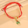 Corda de Mão Vermelha Guofeng Amuleto do Ano da Sorte Pulseira da Boa Sorte Ajustável Corda Vermelha Pulseira Corda de Mão da Maré Nacional da Sorte Atacado