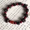 Pulsera de Cuentas de Grano de Café Natural, Pulsera de Cuerda Trenzada con Diseño Lindo y de Alta Gama, Pulsera Personalizada de Nicho, Estilo Pareja