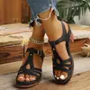 Sandalias de Tacón Alto de Tira Única con Tacón Grueso Boca de Pez Nuevas de Verano para Mujer Europeas y Americanas Venta al por Mayor