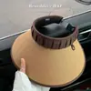 Sombrero de ala ancha con protección solar tipo chal para mujer, protección de verano, sombrero de sol de paja tejido con parte superior vacía, plegable
