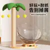 Cápsula Espacial Árvore de Coco Ninho de Gato Universal Quatro Estações Verão Giratório Semi-Fechado Alta Transparência Cama para Gato Brinquedo para Gato 003