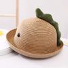 Ins Verano Sombrero de Paja con Sombra para Niña Sombrero Lindo Tesoro de Mujer Sombrero de Playa de Verano Bolso Sombrero Protector Solar Sombrero de Paja de Niño