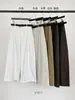 Pantalones Anchos de Algodón Han Xun Relajados y Frescos Otoño 2026 Cintura Alta Doble Pinza Estilo Lujo Discreto Versátiles Adelgazantes Pantalones Largos 27217
