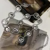 Cadena de Cintura Transfronteriza Europea y Americana para Mujer, Cinturón Decorativo de Cadena Metálica para Vestidos y Jeans, Accesorios de Moda Estilo Ins al por Mayor