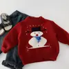 Suéter de Muñeco de Nieve Maibao para Niños 2026 Invierno Nuevo Jersey de Punto Engrosado para Niños y Niñas Suéter de Bebé Ropa de Invierno