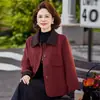 2026 Blusas da Moda Tamanho Grande Estilo Chinês para Mães, Novos Looks de Outono para Mulheres de Meia-Idade, Jaquetas Versáteis Soltas Tamanho Grande Estilo Chinês