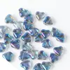 8x8mm Contas de Cristal Coração de Pêssego Coloridas de Vidro para Pulseira Trançada DIY, Colar, Acessórios de Joias, Contas Soltas