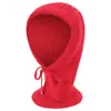 Bufanda Sombrero de Punto Integrado Otoño Invierno para Mujer Cordón Rayas Caliente Cubreorejas Gorro de Lana Bufanda Doble Uso