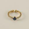 Traje de joyería simple de acero de titanio transfronterizo de 18k para mujer, anillo de circonita de acero inoxidable INS, pulsera de alta gama, joyería al por mayor
