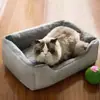 Nido para Mascotas, Nido para Gatos, Cálido de Invierno Grande, Mediano y Pequeño Nido para Perros, Alfombrilla Universal para Mascotas Montada en Coche de Cuatro Estaciones, Nido para Mascotas