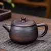 Tetera de Arcilla Morada con Funciones Giratorias y Levitantes, Tetera Hanwa Fengming, Tetera Hecha a Mano de Gran Capacidad, Juego de Té Kung Fu B5