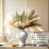 Estilo Zen Hierba de la Pampa Caña Ramo Grande Decoración del Hogar Ramo de Caña Natural Flor Seca Adorno de Decoración para Sala de Estar Mesa de Comedor