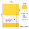 Set de cuadernos A5 con banda elástica, bloc de notas de negocios de tapa dura para hacer libro de actas de reunión, diario con banda elástica, LOGOTIPO