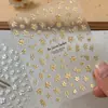 Yitu Estampado en Caliente Jelly Flor Estéreo Pegatina para Uñas Nueva Tecnología Exquisito Accesible Estilo de Lujo Hormiga Imagen Pegatina Decorativa Yt6967