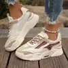 Comercio Exterior Transfronterizo Moda Primavera y Verano Zapatos de Malla Casuales Zapatos Torre Color Caramelo Transpirables de Suela Gruesa Aumentados Zapatilla Versátil