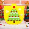 Bolsa de regalo de decoración navideña para niños, bolsa de materiales hechos a mano creativos DIY, mochila de dibujos animados no tejida