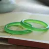 Pulseira de Jade Hetian de Xinjiang, Pulseira de Jade da Mongólia Exterior Atacado, Pulseira de Jade Verde Maçã de Gelo Alto, Jade de Barraca de Rua