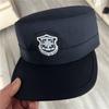 Sombrero de Guardia de Seguridad con Ala Grande Sombrero de Copa Plana Sombrero de Entrenamiento de Seguridad para Hombres y Mujeres Protector Solar Profesional Transpirable Ligero