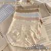 Pantaletas de jacquard de cintura alta Lyocell con control de abdomen y levantamiento de glúteos para mujer, sin costuras 10A, entrepierna extendida, antibacterianas, talla grande, triángulo