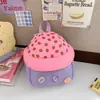 2025 Nueva Mochila Escolar de Jardín de Infancia para Bebés Niños y Niñas Mochila Infantil Niñas Linda Caricatura Sombrero de Fruta Mochila