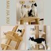 Serie Tongtianzhu Marco para Gatos de Madera Maciza Elevado Árbol para Gatos Grande Cápsula Espacial Nido para Gatos Plataforma para Saltar para Gatos Venta al por Mayor Integrada