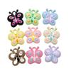 Accesorios Acrílicos de Mariposa DIY Horquilla de Gel Crema Accesorios para el Cabello Calcomanía Decorativa Zapatos con Agujeros Flor Parche Carcasa para Teléfono Móvil