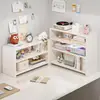 Estante organizador de escritorio multifuncional, estantería simple para escritorio, organizador de archivos para estudiantes y oficina, estante de almacenamiento para escritorio