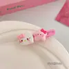 Pinza para el pelo de gatito dulce y linda, pinza de pico de pato de corazón roto para niña, pinza para el pelo de niño, flequillo de prefacio, accesorio para la cabeza de dibujos animados