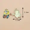 Accesorios de Joyería DIY Chica de Dibujos Animados Anime Colgante Amarillo Pequeño Aleación Goteo de Aceite Collar Accesorios para el Cabello Colgante Llavero