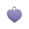 Resina Simulada Colorida Coração Pequeno Pêssego Brincos Pingente Chaveiro Amor Pingente de Colar Acessórios de Joias DIY