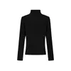 Tiro real 2026 Otoño Nuevo Minimalista Delgado Polar Manga Larga Cuello Alto Temperamento Capa Base Ajustado Elástico Top Mujer
