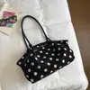 Bolsa de axila chique de nicho estilo coreano para mulheres, nova bolsa de ombro super popular com poá 2026, bolsa estilosa da moda