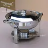E-commerce transfronterizo olla de alcohol de acero inoxidable estufa de buffet cena familiar estufa de buffet desmontable estufa redonda para mantener el calor