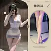 Lencería encantadora y sexy, uniforme de sirvienta puro y dulce, conjunto de falda ajustada sexy, ropa de dormir seductora qqny