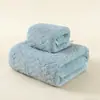 Juego de Toallas de Baño de Coral Fleece con Forma de Espiga de Trigo, Absorbente, Secado Rápido, No Suelta Pelusa, Suave, Suministro para Comercio Electrónico Transfronterizo, Venta al por Mayor, Modelo Nuevo