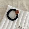 Nuevo estilo coreano simple para todo color marrón cuerda para el cabello de alta elasticidad color tierra oso amarre estándar coleta cuerda para la cabeza banda elástica