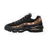 Sapatos Putian comércio exterior transfronteiriço oficial Nike Max 95 novo modelo masculino e feminino casal amortecimento a ar tênis esportivos preto e branco co-branded tênis de corrida
