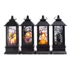 Luminária de Vento Decorativa de Halloween Transfronteiriça Vela Eletrônica LED Crânio de Halloween Abóbora Luz Noturna Ornaments para Layout de Cena